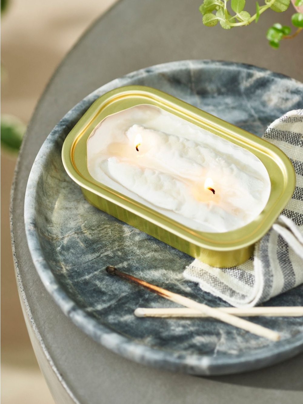 Anthropologie Tinned Fish Candle, Citronella